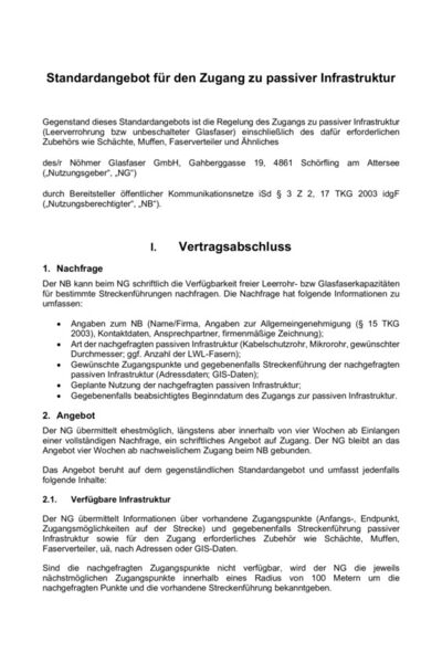Standardangebot AC 4 VB